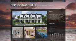 Desktop Screenshot of odpoczywaj.org.pl